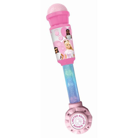 Microphone Barbie avec tube lumineux, enceinte (entrée auxiliaire), mélodies et effets sonores