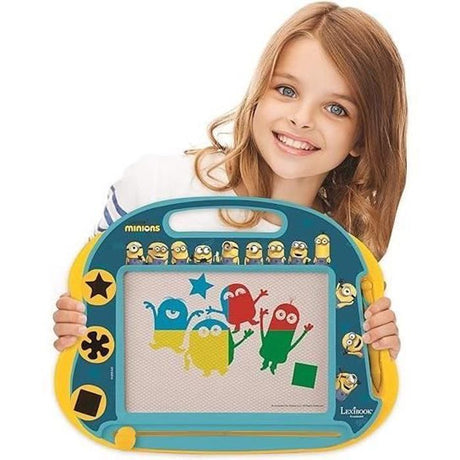 Lexibook - Ardoise Magique Minions - Format A5 avec accessoires magnétiques