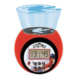 Lexibook - Réveil-projecteur Miraculous - Fonction Alarme et répétition Snooz - Veilleuse avec minuterie - Ecran LCD - Piles