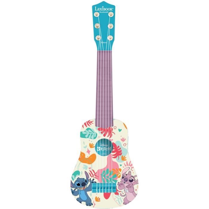 Lexibook - Ma Premiere Guitare Stitch - 53cm - Guide d'apprentissage inclus