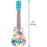 Lexibook, Disney Stitch, Ma premičre Guitare pour Enfant, 6 Cordes en Nylon, 53 cm, Guide Inclus, Dčs 3 ans