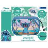 Enceinte Bluetooth portable Stitch avec finition en tissu