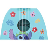 Ukulélé Stitch, Environ 53cm, Bois, 6 cordes en Nylon, Guide fourni, Lexibook