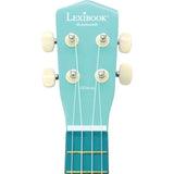 Ukulélé Stitch, Environ 53cm, Bois, 6 cordes en Nylon, Guide fourni, Lexibook