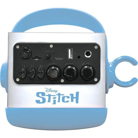 Lexibook - Enceinte Bluetooth Stitch avec micro - Effets lumineux multicolores - Des 3 ans - Port de carte SD/TF - Des 3 ans