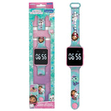 Lexibook - Gabby et la Maison Magique - Montre LED connectÈe - Bracelet ajustable