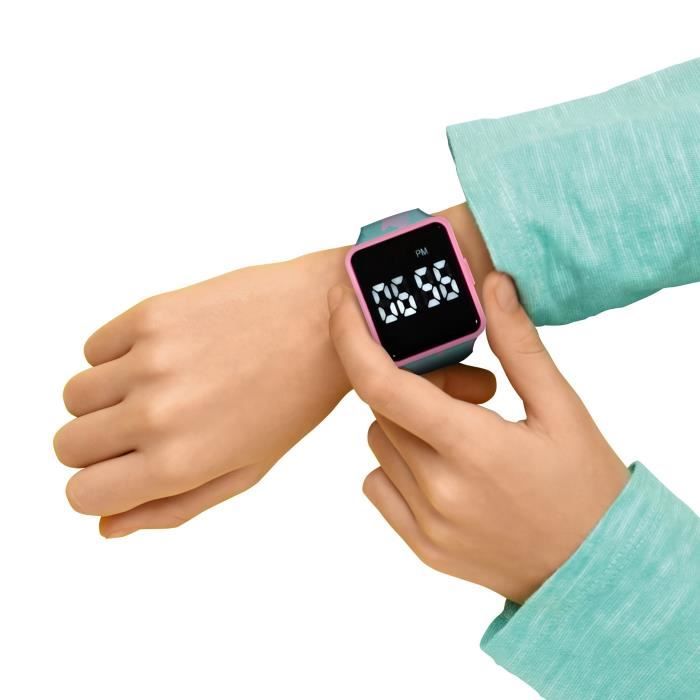 Lexibook - Gabby et la Maison Magique - Montre LED connectÈe - Bracelet ajustable
