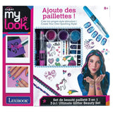 LEXIBOOK - Kit de beauté 3 en 1 pailleté