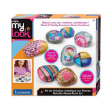 LEXIBOOK - Kit de création artistique sur pierres avec effet métallique