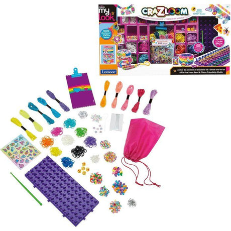 LEXIBOOK CRAZART - Atelier de création de bracelets de l'amitié tout-en-un