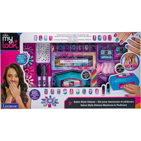 LEXIBOOK CRAZART - Salon style deluxe - set pour manucure et pédicure