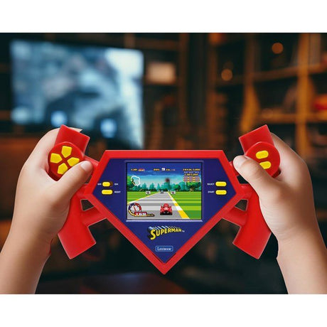 Superman Cyber Arcade Motion  Console Portable avec contrôle gestuel, écran LCD couleur 2.8'' et 50 jeux inclus