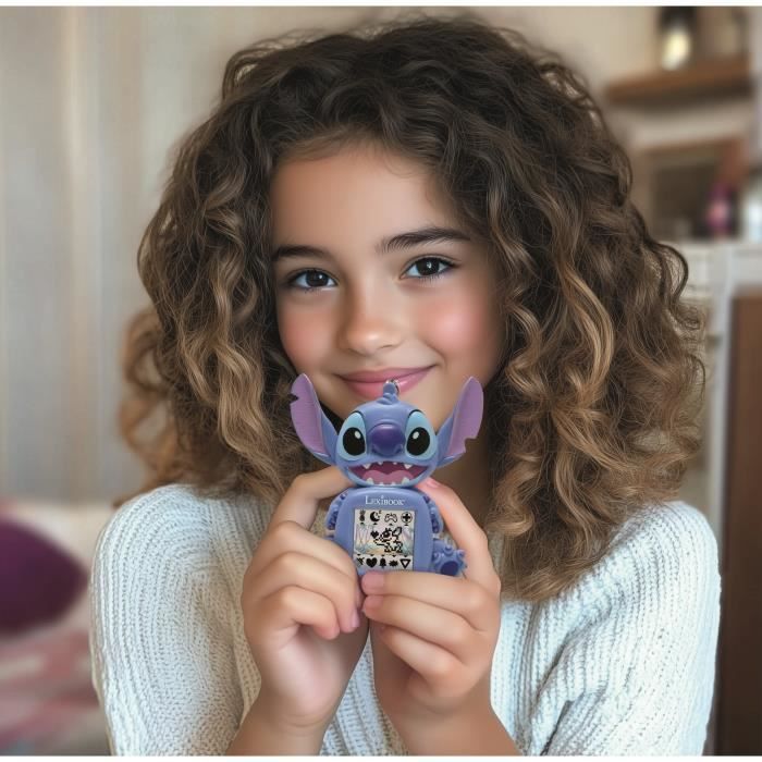 LEXIBOOK - Mon compagnon virtuel Stitch - Console de jeu portable pour enfants avec écran colorisé - Des 5 ans