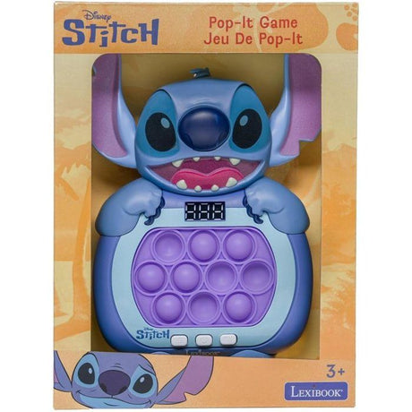 Jeu a pousser Stitch - Lexibook - Fast Push - Disney Stitch - Bleu - 10 bulles antistress - 999 niveaux - 6 mode de jeu -  Des 6 ans