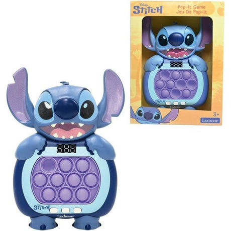Jeu a pousser Stitch - Lexibook - Fast Push - Disney Stitch - Bleu - 10 bulles antistress - 999 niveaux - 6 mode de jeu -  Des 6 ans