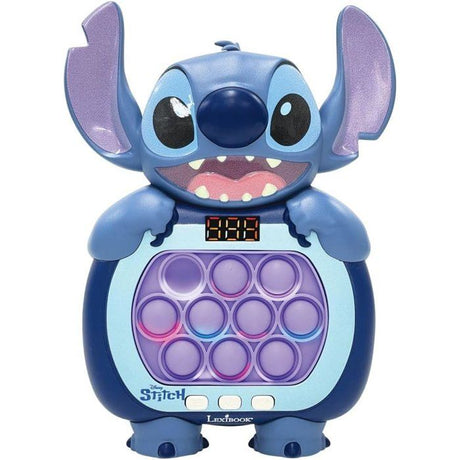Jeu a pousser Stitch - Lexibook - Fast Push - Disney Stitch - Bleu - 10 bulles antistress - 999 niveaux - 6 mode de jeu -  Des 6 ans