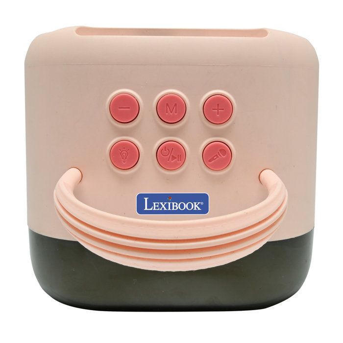 Karaoké Bluetooth Stitch - LEXIBOOK  - 2 Microphones sans FiL -  Batterie Rechargeable Intégrée - Bluetooth - Design Portable