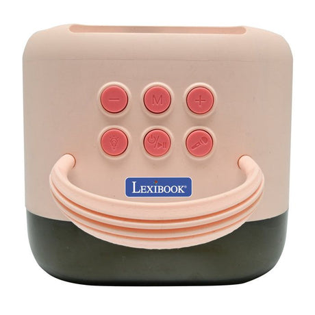 Karaoké Bluetooth Stitch - LEXIBOOK  - 2 Microphones sans FiL -  Batterie Rechargeable Intégrée - Bluetooth - Design Portable