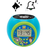 Lexibook - Réveil-projecteur Toy Story - Fonction Alarme et répétition Snooz - Veilleuse avec minuterie - Ecran LCD - Piles
