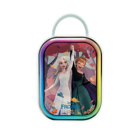 Karaoké Bluetooth La Reine des Neiges - LEXIBOOK  - 2 Microphones -  Batterie Rechargeable Intégrée - Bluetooth - Design Portable