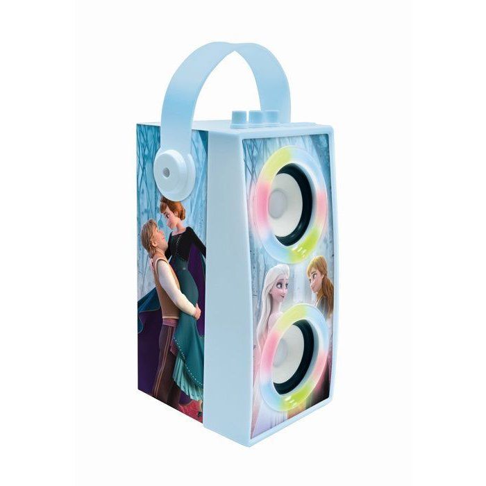 Enceinte Karaoké Enfant - LEXIBOOK - La Reine des Neiges - Bluetooth V5.0 - Effets Lumineux