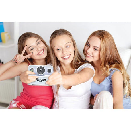 Lexibook - StarCAM Print - Appareil instantané - Fonctions Photo et vidéo, Carte Micro-SD 32Go et kit de Personnalisation