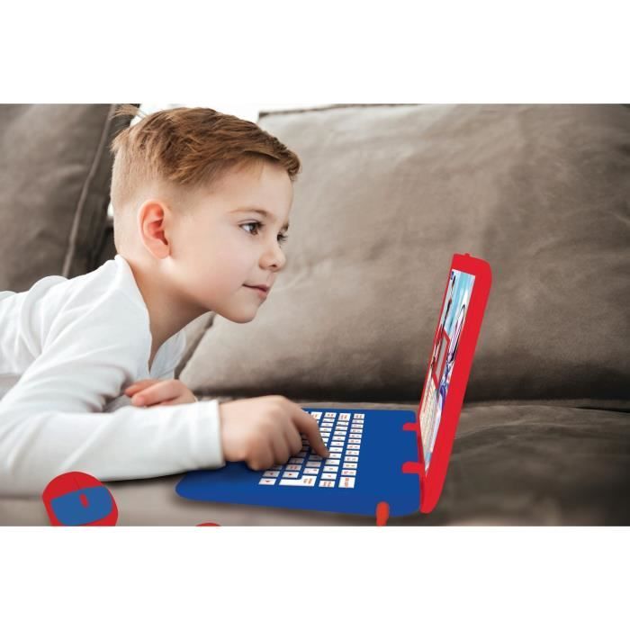 Ordinateur Educatif Bilingue Spiderman - LEXIBOOK - 124 activités