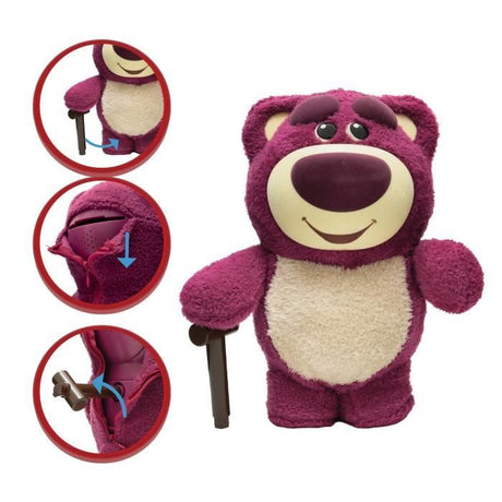 Lexibook - Tirelire électronique - Lotso - Film Toy Story - Rose Rouge - Des 3 ans