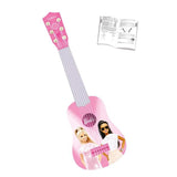 Lexibook, Barbie, Ma premiere Guitare pour Enfant, 6 Cordes en Nylon, 53 cm, Guide Inclus, Des 3 ans