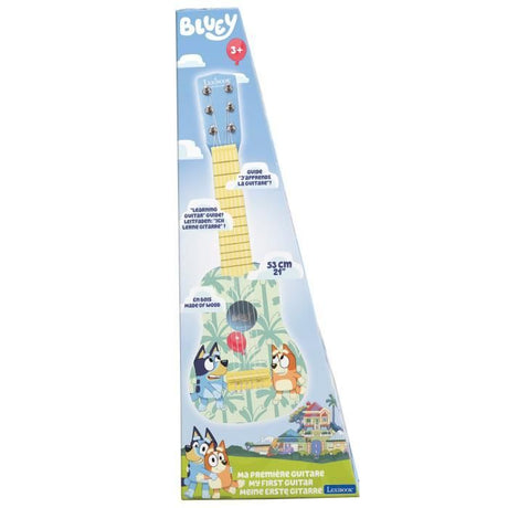 Lexibook, Bluey, Ma premiere Guitare pour Enfant, 6 Cordes en Nylon, 53 cm, Guide Inclus, Des 3 ans