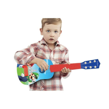 Lexibook, Super Mario, Ma premiere Guitare pour Enfant, 6 Cordes en Nylon, 53 cm, Guide Inclus, Des 3 ans