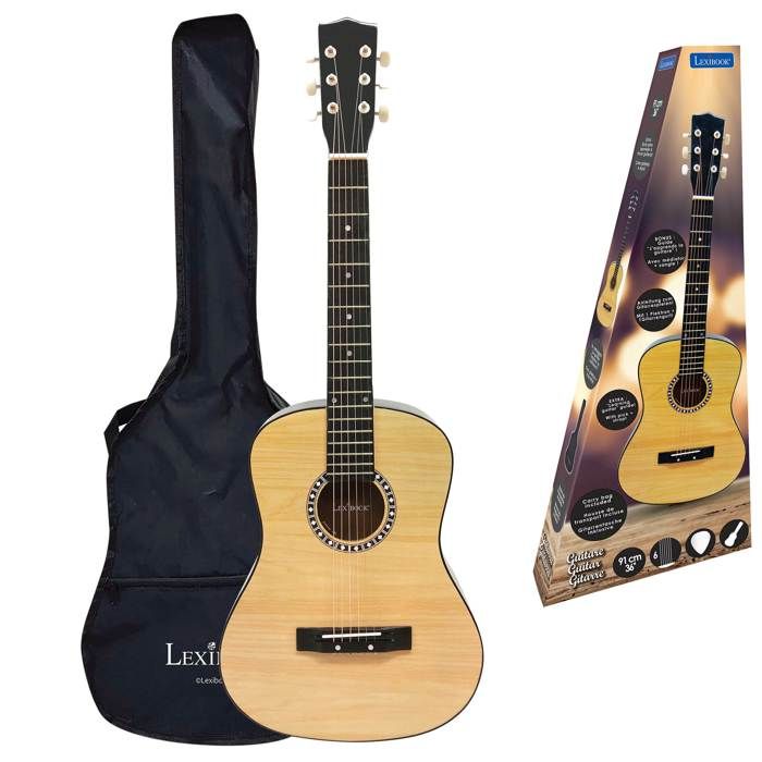 Wooden Acoustic Guitar - 91 cm with gig bag