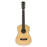 Guitare acoustique en bois, Lexibook, 91 cm, Guide d'apprentissage inclus, 6 cordes en nylon, Housse de transport incluse, Bois/Noir