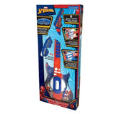 Lexibook - Spider-Man - Guitare électronique lumineuse - Lunettes avec microphone - Mélodies - 2 modes de jeu - Prise  MP3