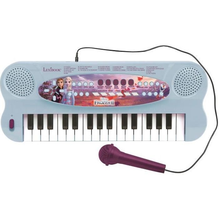 FROZEN - Electronic Musical Keyboard with Microphone (32 keys) - LEXIBOOK