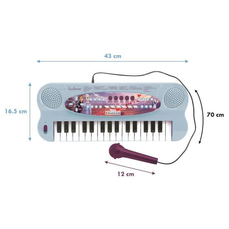 LA REINE DES NEIGES - Clavier …lectronique Musical avec Micro (32 touches) - LEXIBOOK