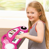 Piano électronique pour enfants Barbie avec effets lumineux et microphone - 24 touches