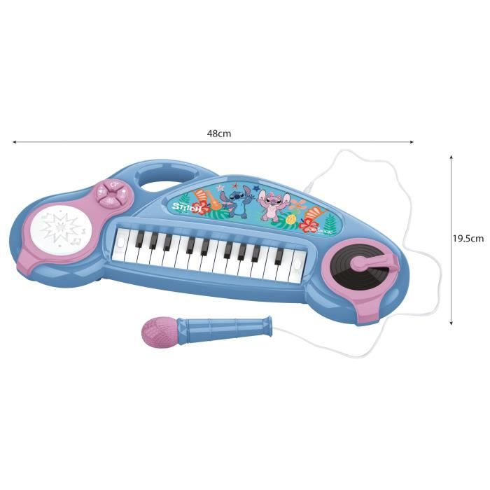 Piano électronique pour enfants Stitch avec effets lumineux