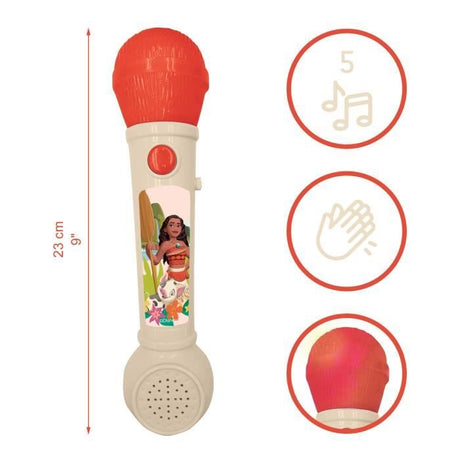 Microphone Lumineux avec Mélodies et Effets Sonores