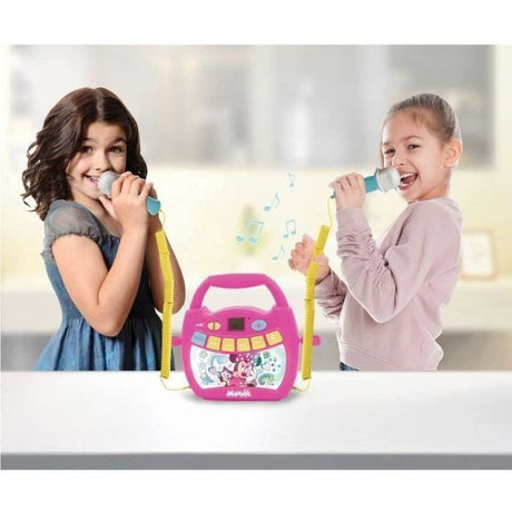 Enceinte Bluetooth Minnie Mouse - LEXIBOOK - Effets Lumineux, Micros et Batterie Rechargeable