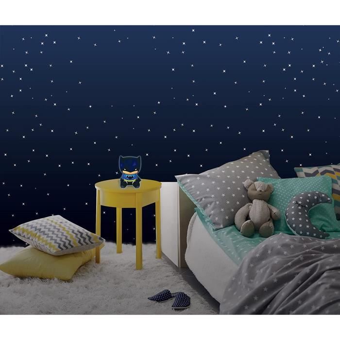 Veilleuse 3D Batman - LEXIBOOK - Lumiere LED - Anti chocs - Enfant - 3 ans et plus