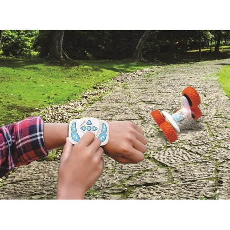 LEXIBOOK - CROSSLANDER - Voiture télécommandée tout-terrain lumineuse programmable et rechargeable avec contrôle au poignet