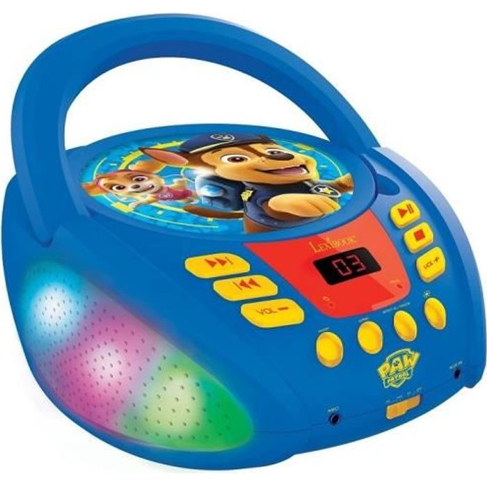 Paw Patrol Bluetooth CD Player with Light Effects