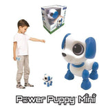 Lexibook - Power Puppy Mini - Chien robot avec effets lumineux et sonores, contrôle par claquement de main