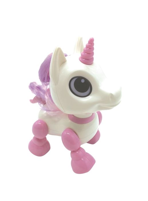 Robot Licorne Power Unicorn Mini - Effets Lumineux et Sonores - Contrôle par Claquement de Main - Répétition