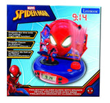 Lexibook - Spiderman - Réveil Projecteur -  Veilleuse et Projection de l'heure au Plafond -  Effets sonores - Piles