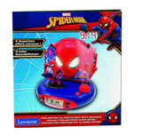 Lexibook - Spiderman - Réveil Projecteur -  Veilleuse et Projection de l'heure au Plafond -  Effets sonores - Piles