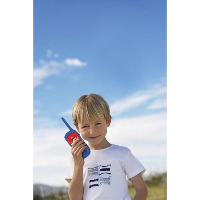 Lexibook - Kit d'aventurier Super Mario - Talkie-Walkies, jumelles, lampe torche et boussole