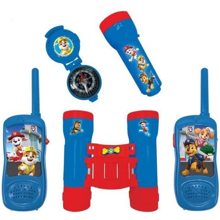 Paw Patrol Adventure Kit - Walkie-Talkies, Binoculars, Flashlight and Compass