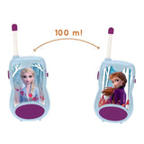Lexibook, La reine des neiges, Talkies-Walkies 200m, Jeu de Communication pour Enfant, 2 canaux de Communication, Piles